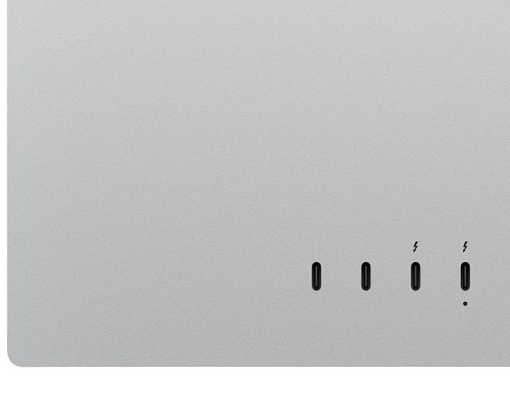 Монитор Apple Studio Display 27" Standard T&H-Stand, серебристый (MFEW4)