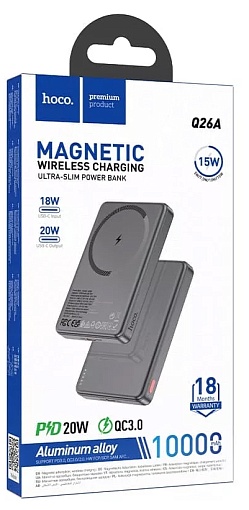 Внешний аккумулятор Hoco Q26 5000 mAh чёрный