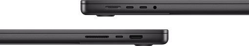 Ноутбук Apple MacBook Pro 16" (2024) (M4 Pro 14C CPU, 20C GPU) 24 ГБ, 512 Гб SSD, чёрный космос MX2X3