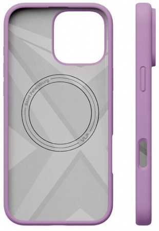 Силиконовый чехол VLP Aster Case с MagSafe для iPhone 16 Pro, розовый (1057090)