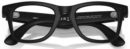 Умные очки Ray-Ban Meta (Gen 2) Wayfarer RW4012 150-50 Size, Matte Black/Transitions Gray (8056262721377)