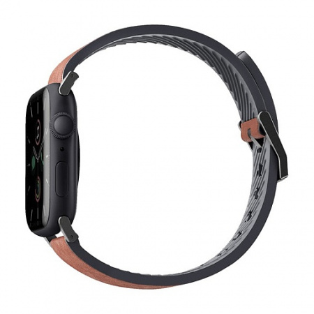 Кожаный ремешок Uniq Straden Waterproof для Apple Watch 49/46/45/44 mm, коричневый (45MM-STRABWN)