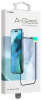 Защитное стекло VLP A-Glass для iPhone 15/16 с черной рамкой (матовое)