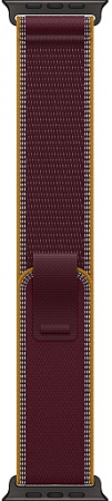 Apple Watch Ultra 4 (2026) 49mm Black Titanium Case with Burgundy Trail Loop (M/L)