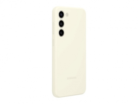 Чехол-накладка Samsung Galaxy S23+ Silicone Case EF-PS916TUEGRU, бежевый хлопок