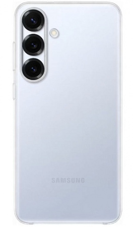 Силиконовый чехол для Samsung S25, прозрачный
