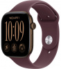 Умные часы Apple Watch Series 12 42mm Dark Bronze Aluminum Case with Sport Band Burgundy