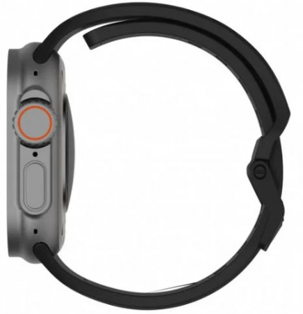 Ремешок UAG Scout Silicone для Apple Watch 44/45/46/49 мм, черный (Black) 191488114040